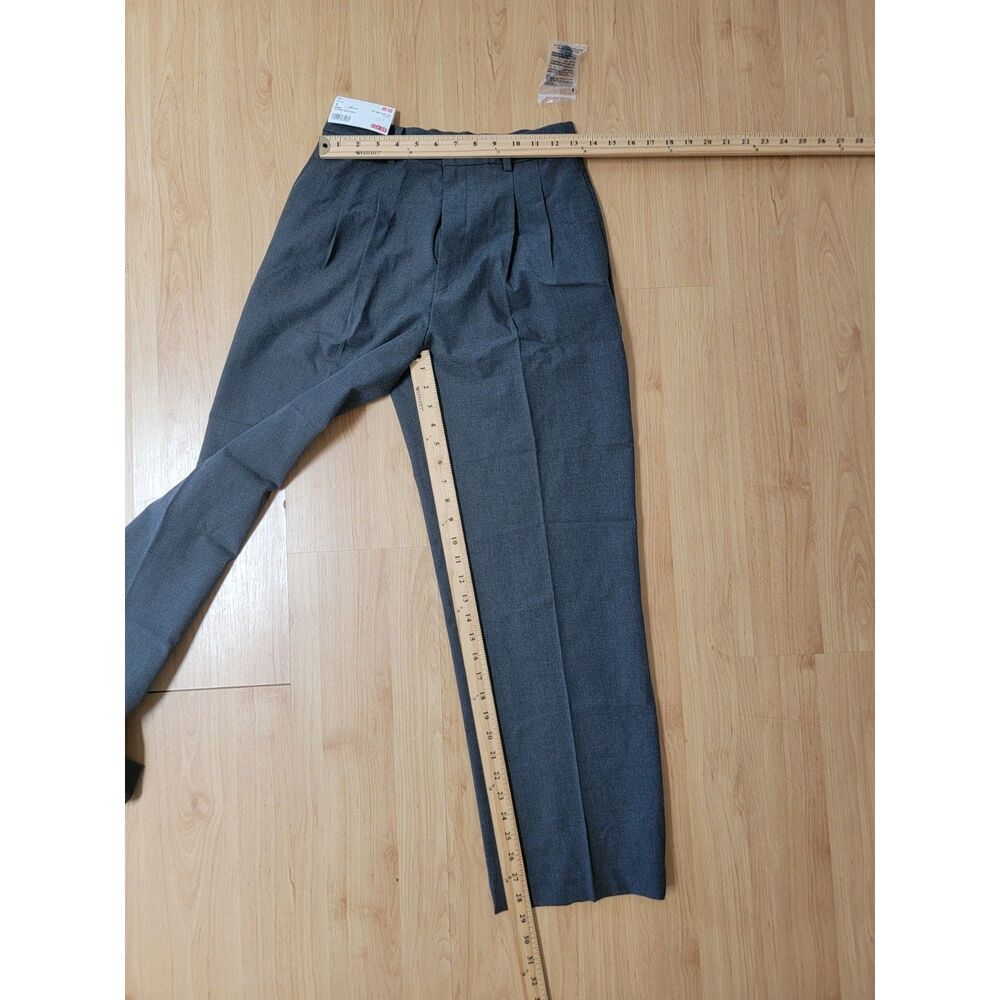 NWT Uniqlo Pleated Wide Pants Gray Wide-Leg Trousers Small S